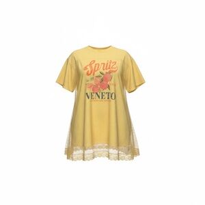 NWT Oversized Lace Overlay Tunic